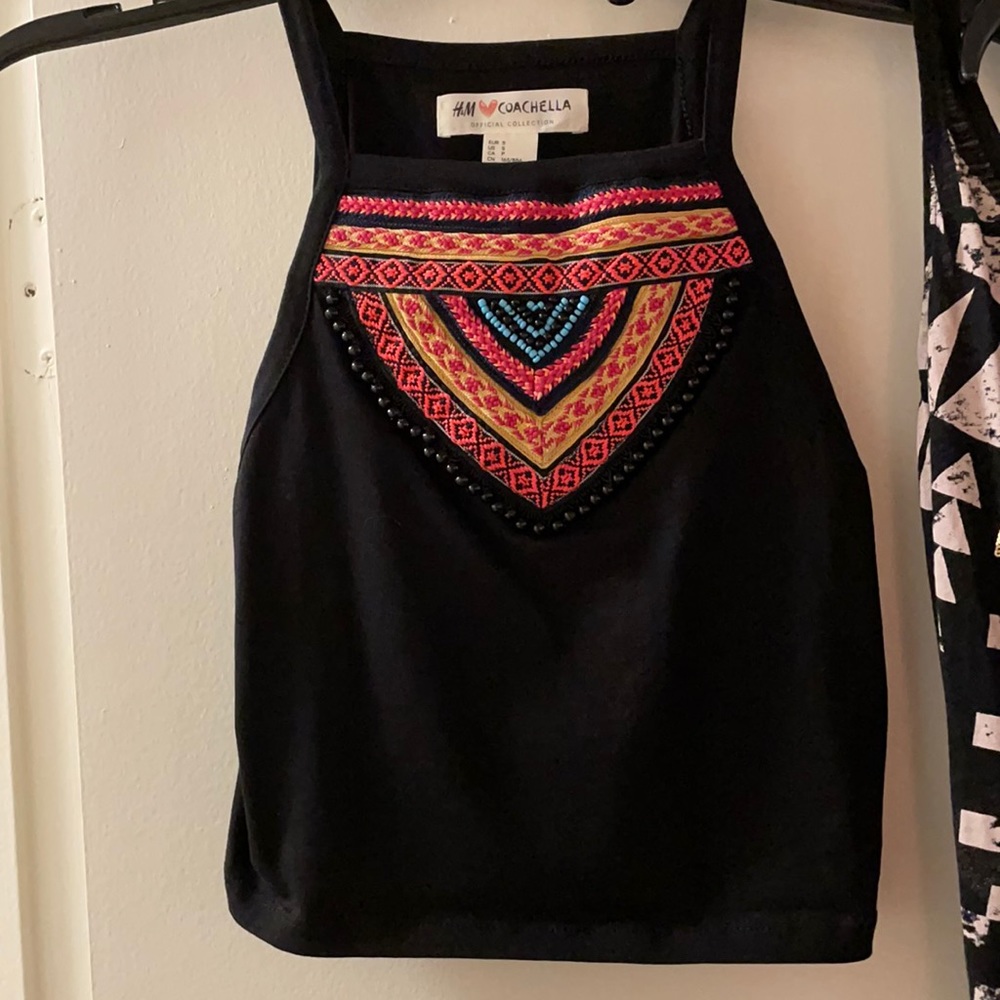 H&M Coachella crop tank